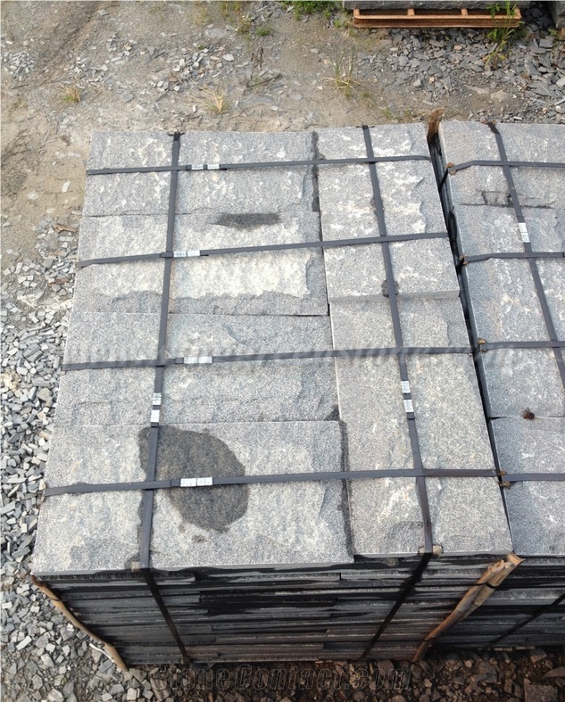 G654 Granite Paving Stone, Dark Grey, Winggreen