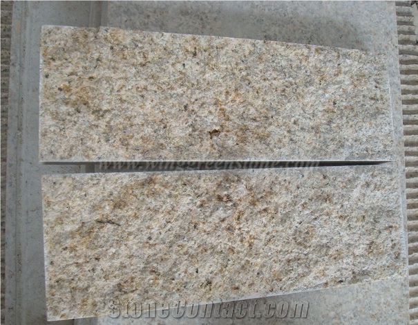 G682 Mushroom Stone, Yellow Mushroom, Winggreen
