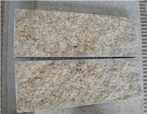 G682 Mushroom Stone, Yellow Mushroom, Winggreen