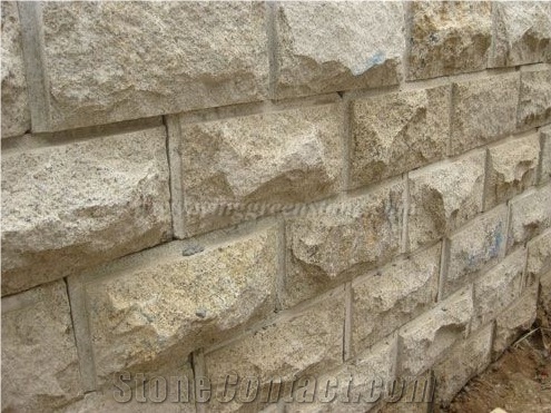 G682 Mushroom Stone, Yellow Mushroom, Winggreen