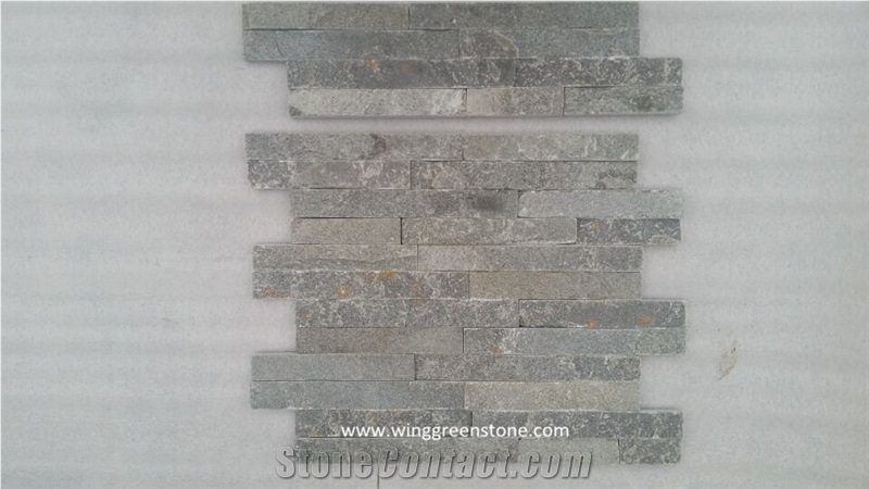 Grey Slate Cultured Stone,Stacked Stone Wall Panel
