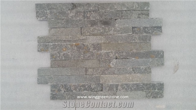Grey Slate Cultured Stone,Stacked Stone Wall Panel