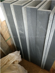 L Shape Black Basalt Steps, Winggreen