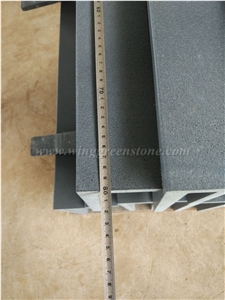 L Shape Black Basalt Steps, Winggreen