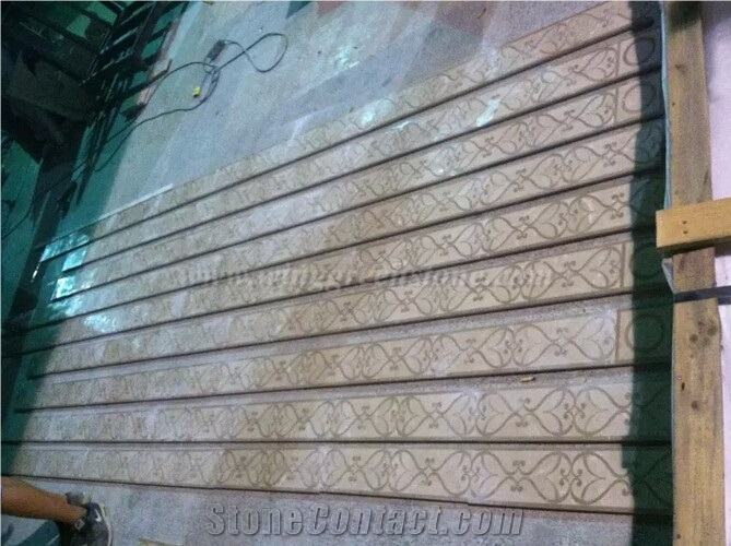 Marble Waterjet Border, Rectangle Border