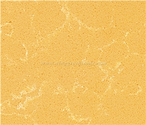 Spring Yellow Engineed Quartz Slab, Solid Surface Spring Yellow Engineed Quartz Slab, Solid Surface