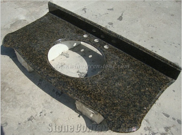 Ubatuba Granite Countertop, Custom Countertop