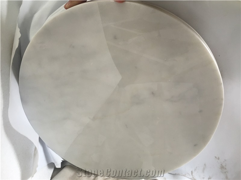 Bianco Carrara Marble Table Tops