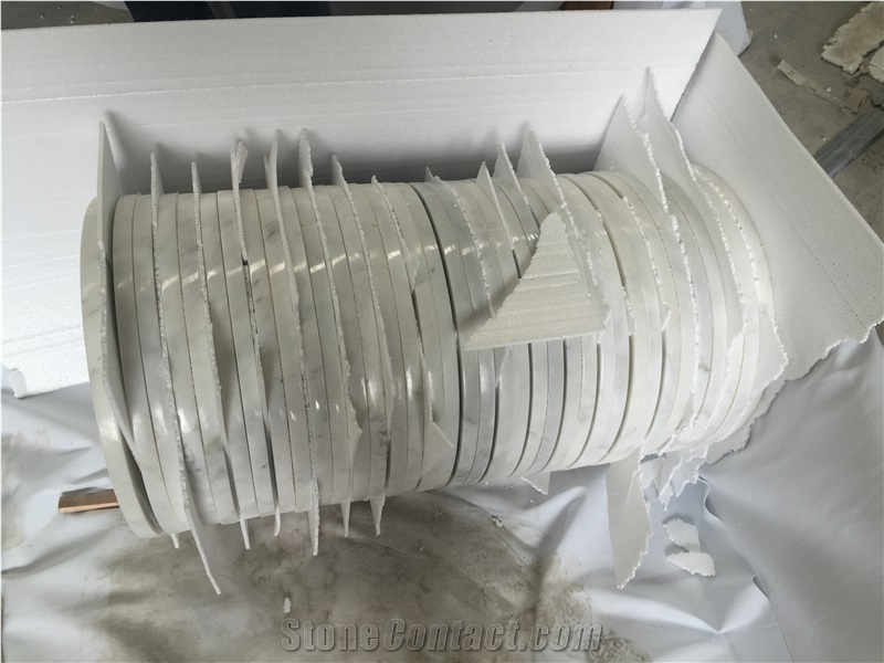 Bianco Carrara Marble Table Tops