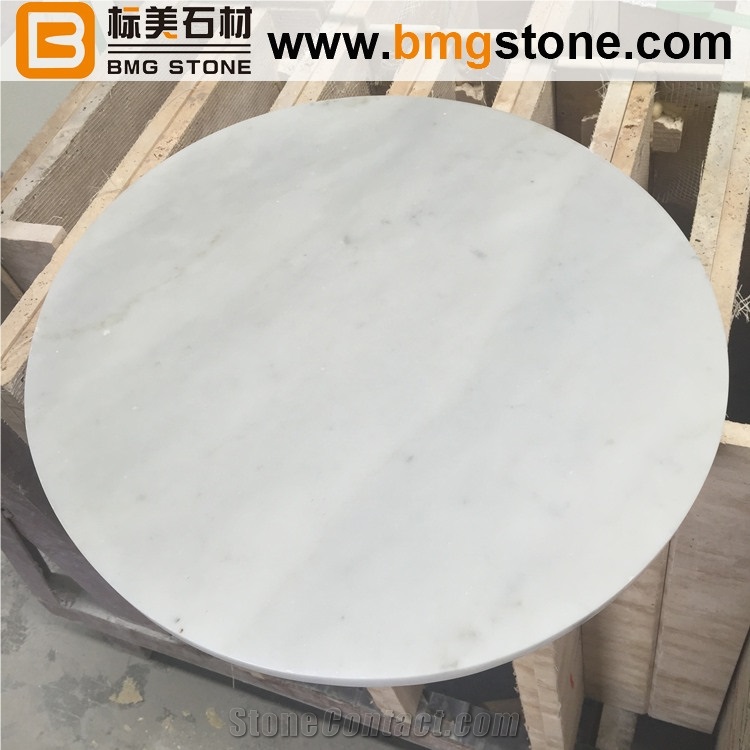 Bianco Carrara Marble Table Tops