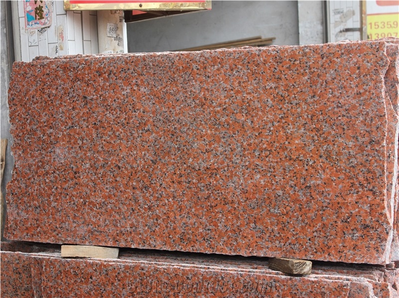 Cut to Size Chinese Maple Red Granite Slabs