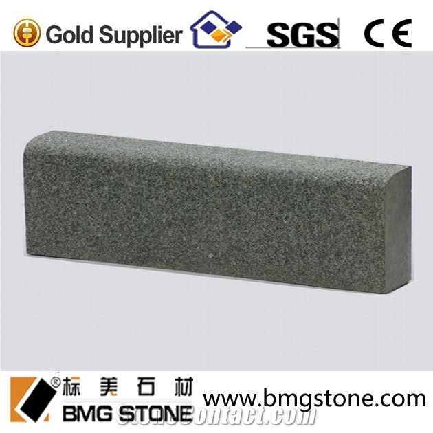 Outdoor Grey Flamed G654 Granite Kerbstone
