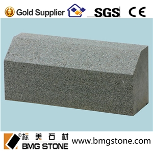 Outdoor Grey Flamed G654 Granite Kerbstone