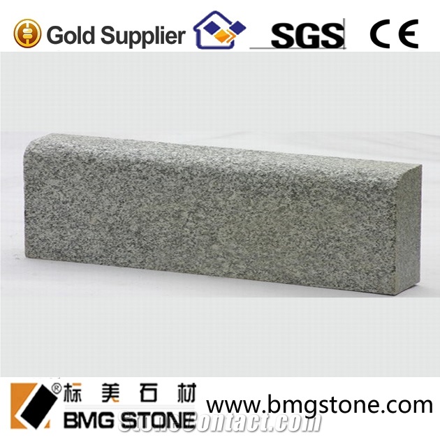 Outdoor Grey Flamed G654 Granite Kerbstone