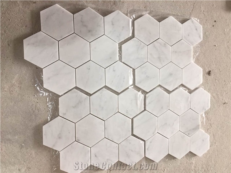 White Marble Mosaic Stone Mosaic Tiles