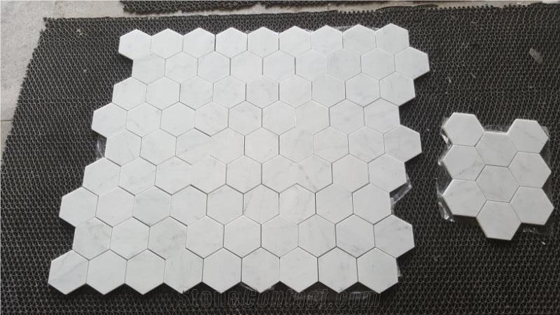 White Marble Mosaic Stone Mosaic Tiles