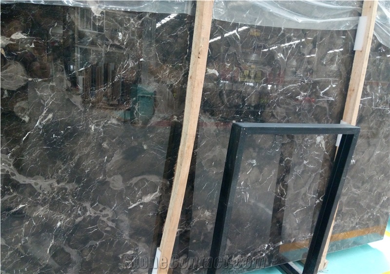 China Coffee Brown Marble Slabs & Tiles