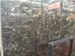 China Coffee Brown Marble Slabs & Tiles