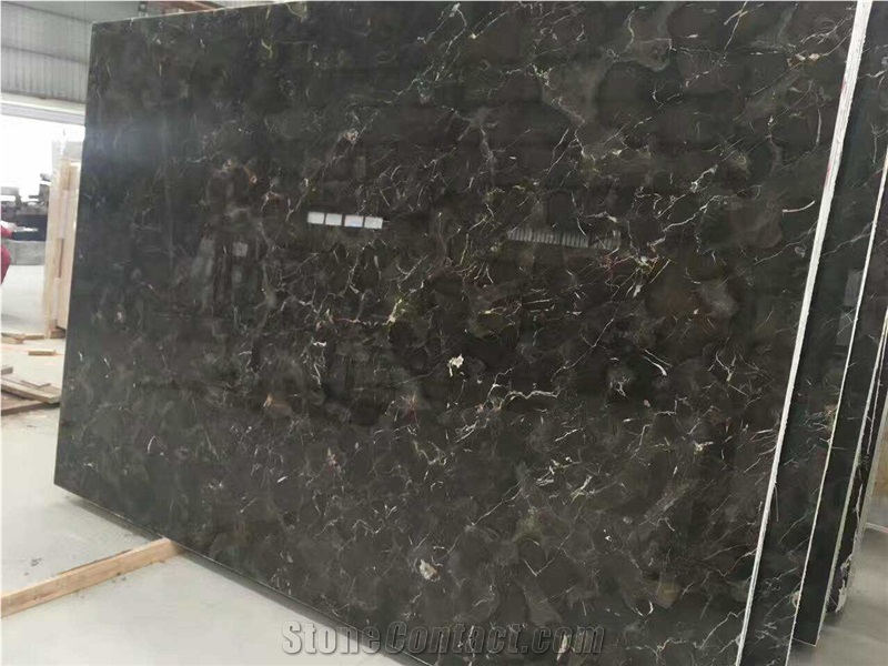 China Coffee Brown Marble Slabs & Tiles