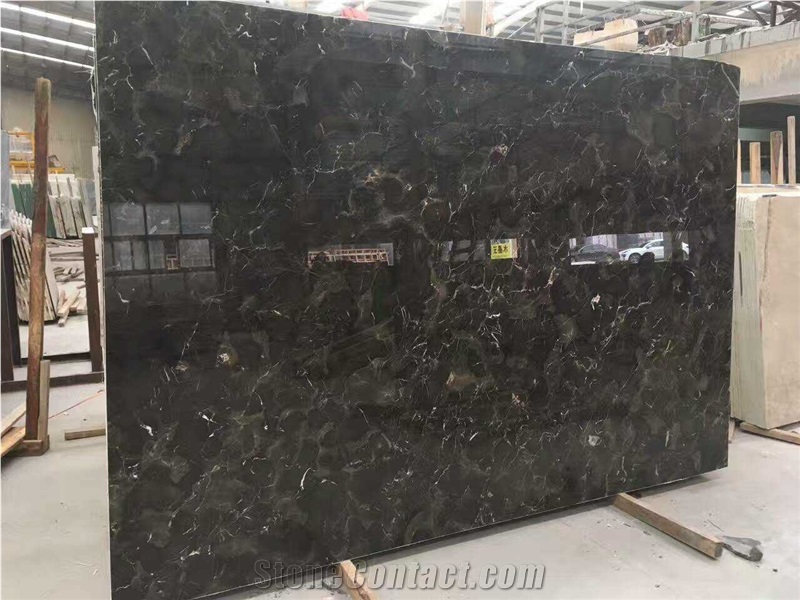 China Coffee Brown Marble Slabs & Tiles