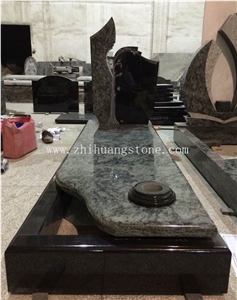 Tree Design Multicolor Granite Single Monument