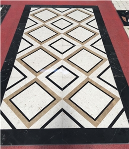 Marble Waterjet Medallion Patterns / Composite Waterjet