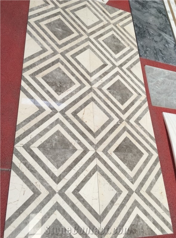 Marble Waterjet Medallion Patterns / Composite Waterjet