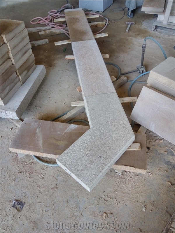 China Sandstone Garden Steps Outdoor Staircases