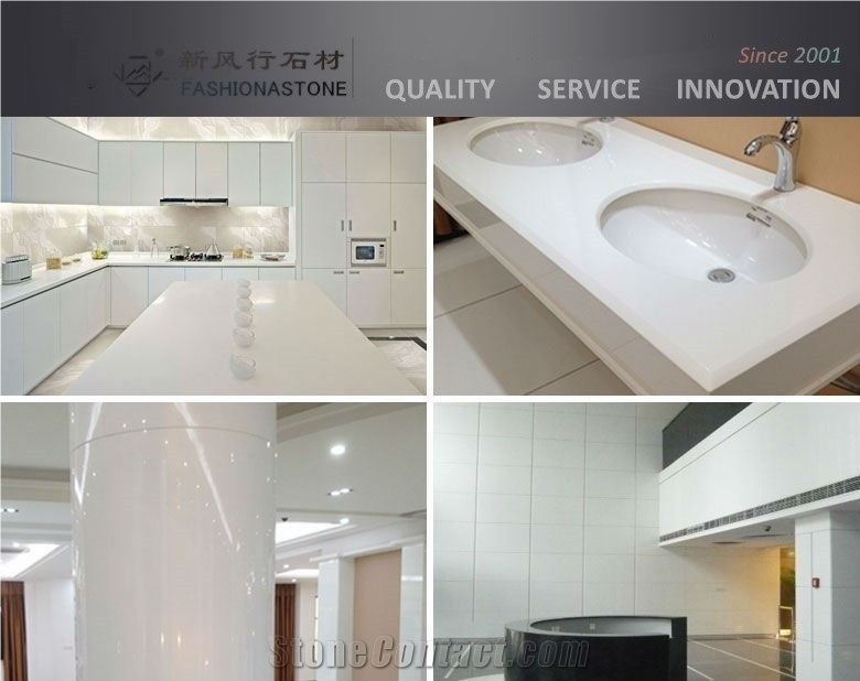White Nano Glass Slabs,The Facade Of Buildings