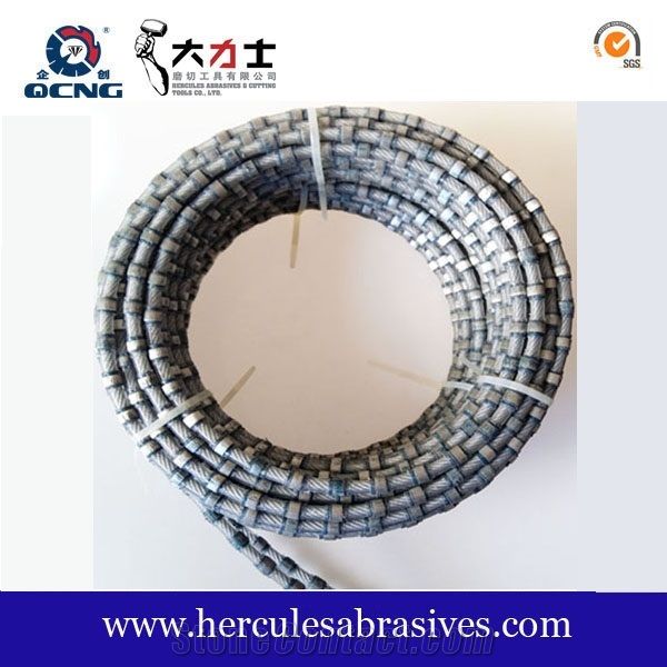 11.0 Mm Plastic Diamond Rope Wire For Cut Granite