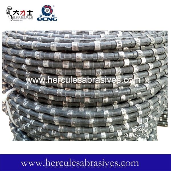 11.5Mm Rubber Diamond Wire Saws For Granite Quarry