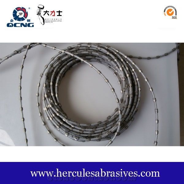 6.3 Mm ,7.3 Mm ,8.3 Mm Diamond Granite Rope Wire