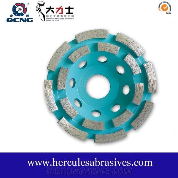 Double Row Diamond Cup Grinding Wheel