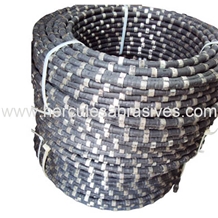 Rubber Diamond Wire Rope For Marble Quarrying