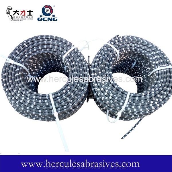 Rubber Diamond Wire Saw Diamond Wire Ropes