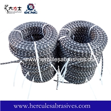Rubber Diamond Wire Saw Diamond Wire Ropes