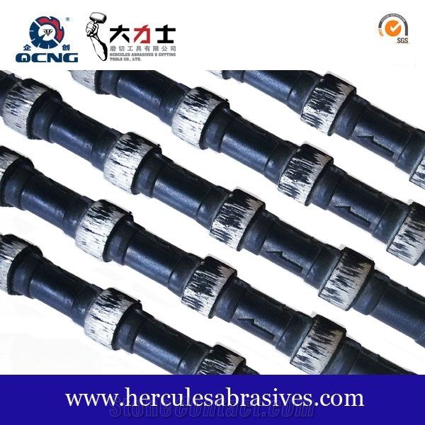Rubber,Spring Diamond Wire Rope For Stone Quarry