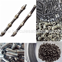 Rubber,Spring Diamond Wire Rope For Stone Quarry