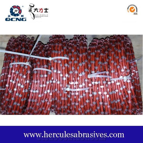 Sandstone Profile Wire Rope ,8.8 Mm Diamond Wire