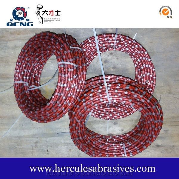 Sandstone Profile Wire Rope ,8.8 Mm Diamond Wire