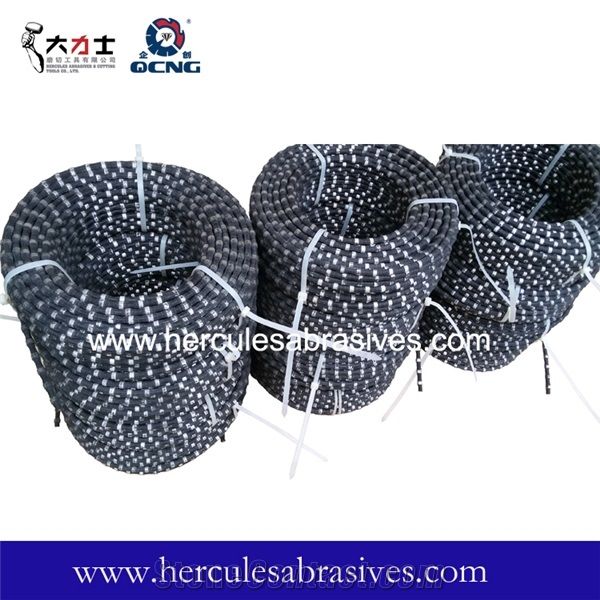 Spring Rubber Diamond Wire For Cutting Marble