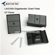 47x70mm Laguna Edgebander Machine Chain Track Pads