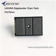 47x70mm Laguna Edgebanding Machine Track Pads