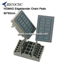 80x50mm Homag Edgebander Machine Track Pads