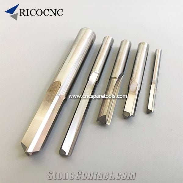 Double Flutes Straight Tipped Plunge Router Bits