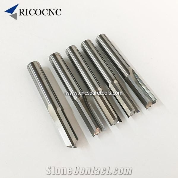 Double Flutes Straight Tipped Plunge Router Bits