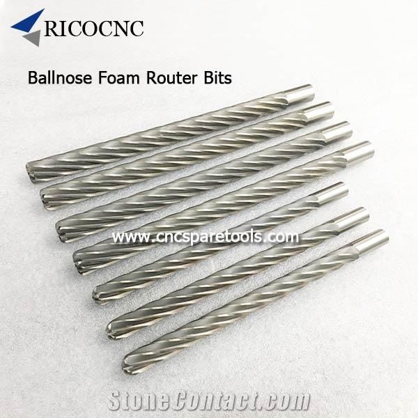 Long Foam Milling Tools Ballnose Foam Router Bits