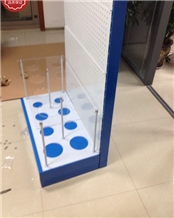 Standing Waterfall Display Racks Design Metal