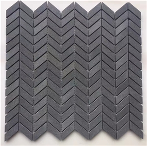 Factory Basalt Bluestone Mosaic Tiles Hexagon