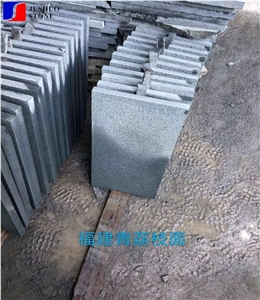 Bush Hammered Fujian Green Granite Wall Flooring